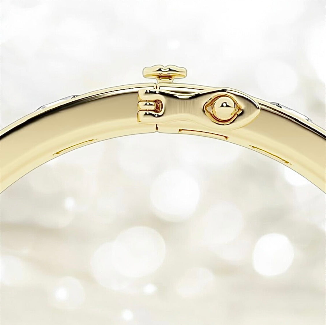 11 Carats Asscher Lab Grown Diamond Bangle Bracelet - 7 Inches, 18K Yellow gold