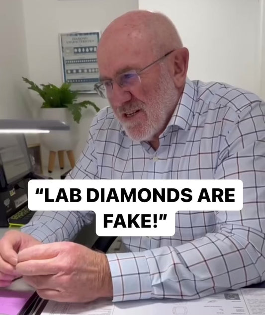 1 "Lab-grown diamonds are fake!"